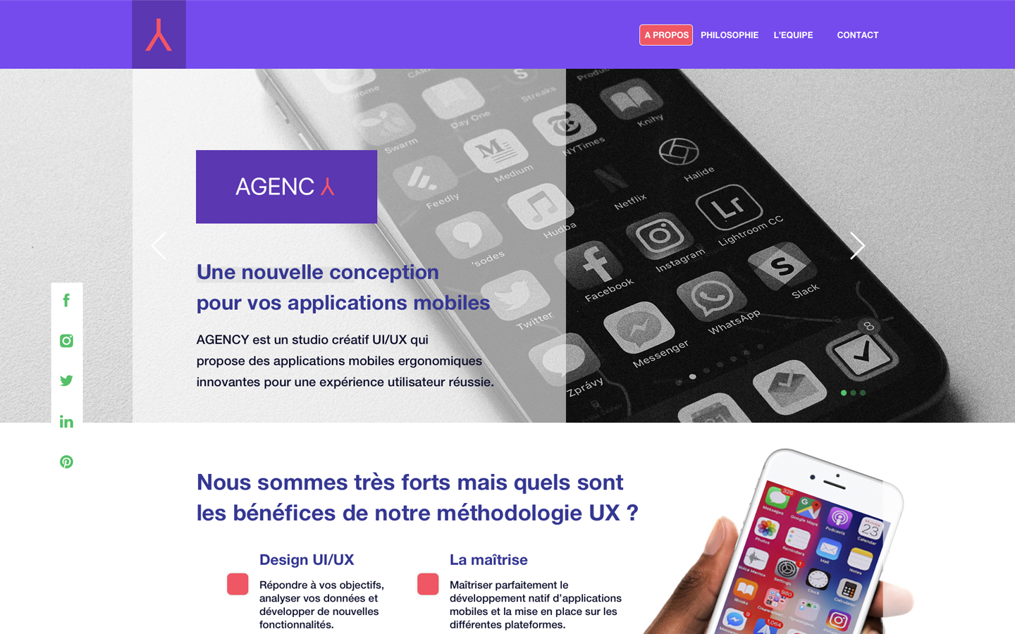 Visuel home landing page Agency