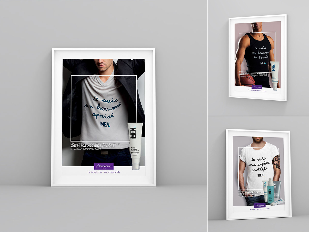 Mockup PLV Men by Marionnaud