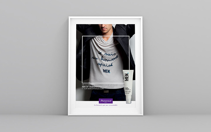 Visuel PLV Marionnaud Men By