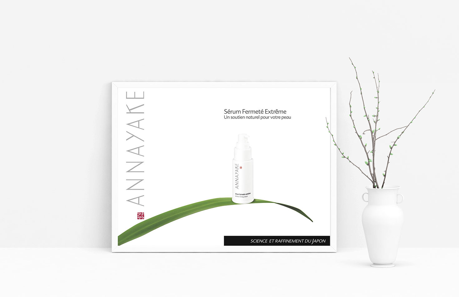 Mockup PLV Soin et Sérum Extrême Annayaké