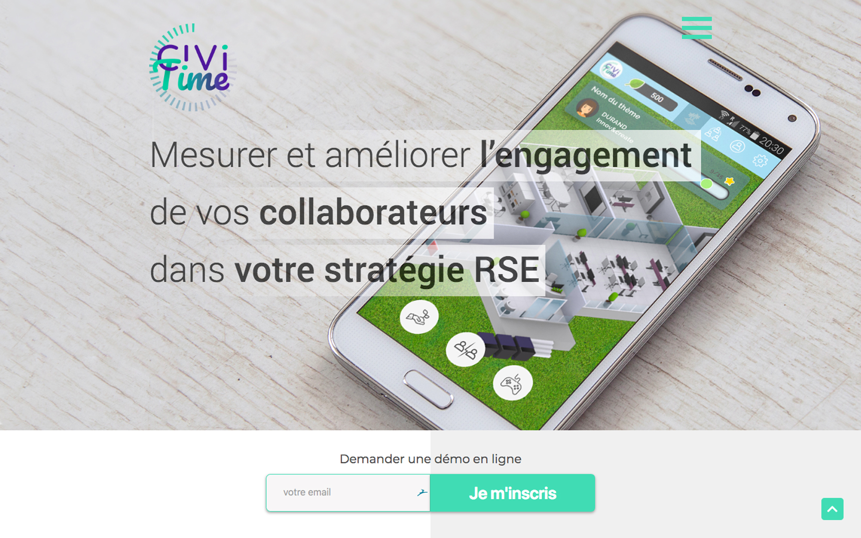 Visuel home site CiviTime