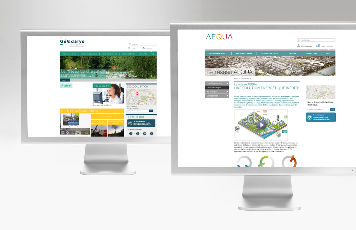 Site Geodalys et Aequa